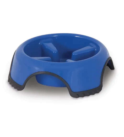 Aspen Pet Skid Stop Slow Feeder Dog Bowl